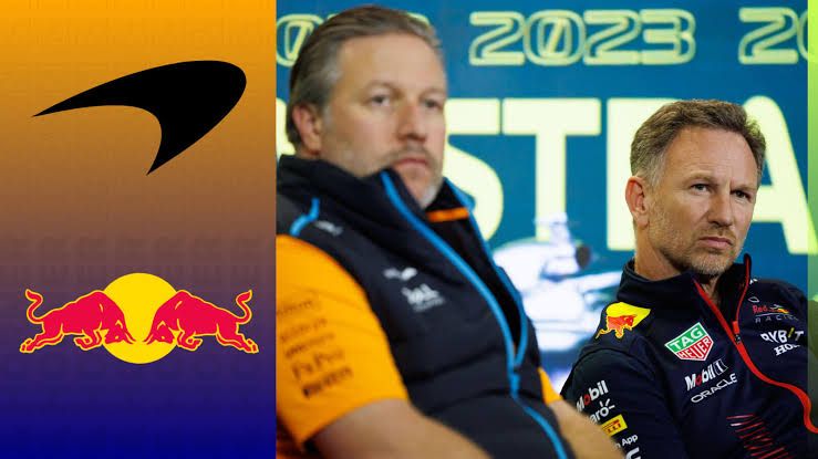 Breaking news:Zak Brown concerns the Red Bull and Mercedes sponsorship arrangement, saying, “That’s dangerous.”