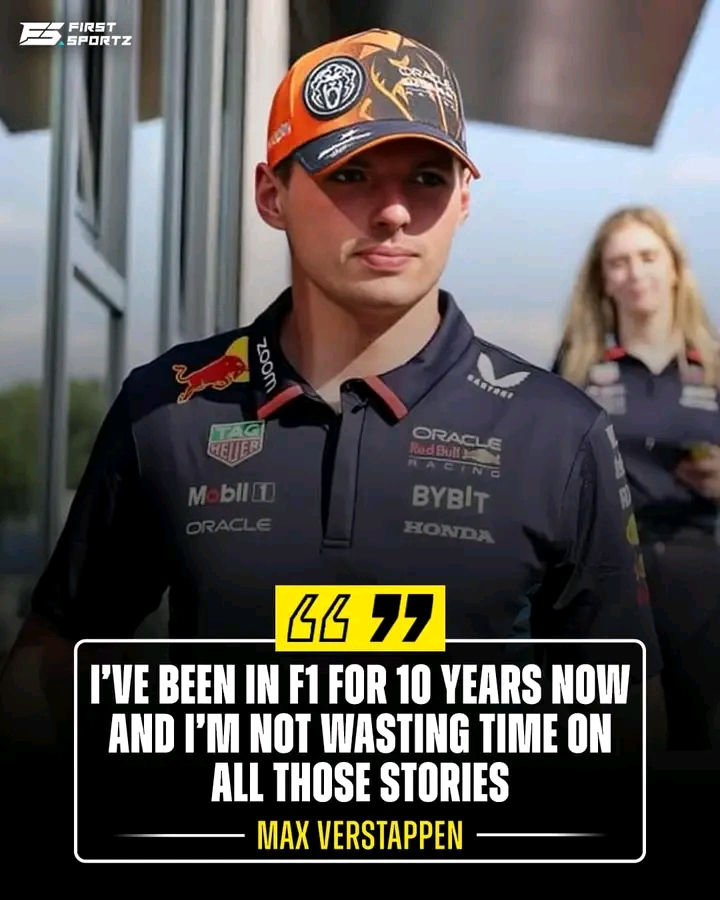 Max Verstappen not wasting time over media speculation in F1…. Read more 