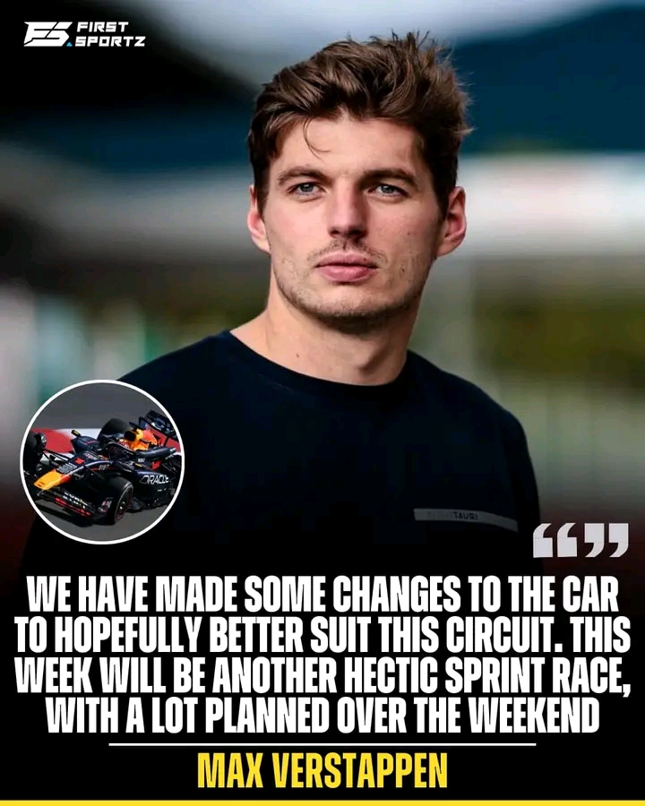 Max Verstappen banking on RB20 ‘changes’ to have a strong outing at ‘hectic’ US GP Sprint weekend….Read full details in comment section 