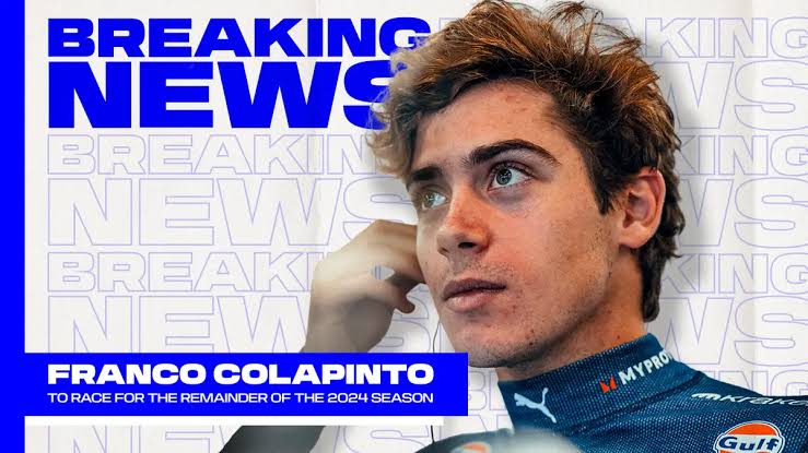 News line: Franco Colapinto has officially announced his departure from Formula 1, citing contractual obligations due to…