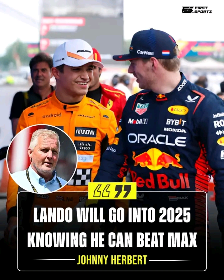 Johnny Herbert claims Lando Norris will go into 2025 knowing ‘he can beat Max Verstappen….Read full article  