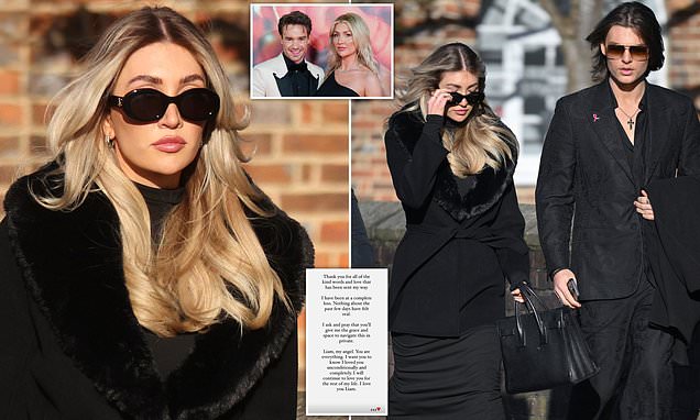 Heartbroken Kate Cassidy says goodbye to ‘love of my life’ Liam Payne at his funeral……..